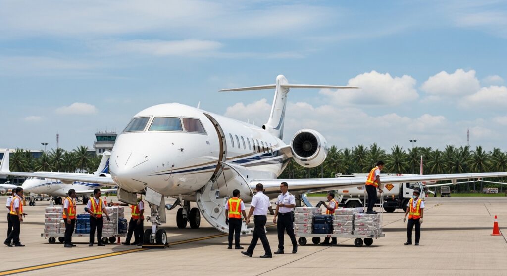 Charter Flight Support at Bali Airport