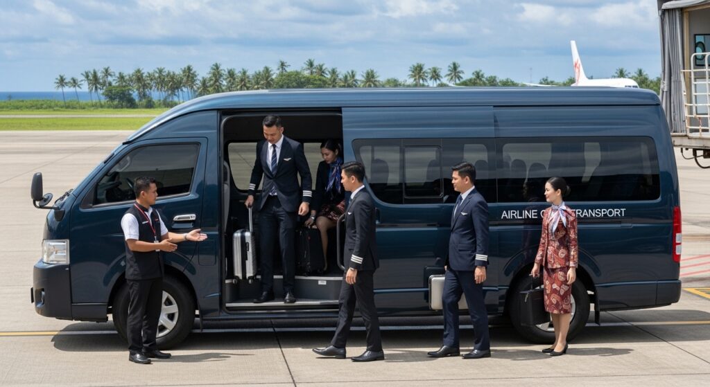 Airline Crew Transportation Service Bali