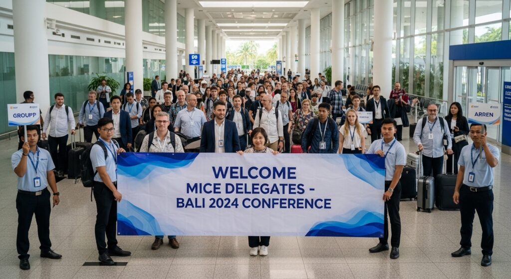 MICE Event Group Ground Handling at Bali Airport