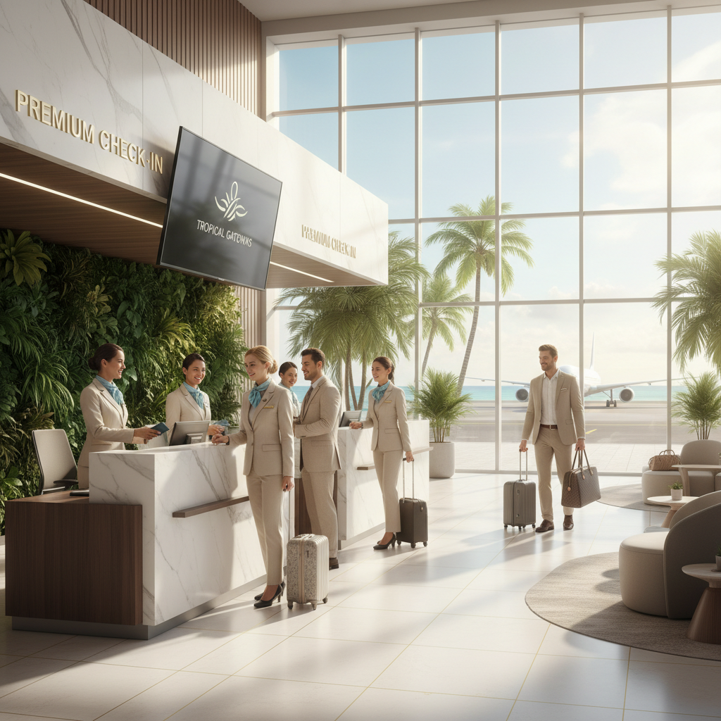 Premium passenger handling services at Bali International Airport